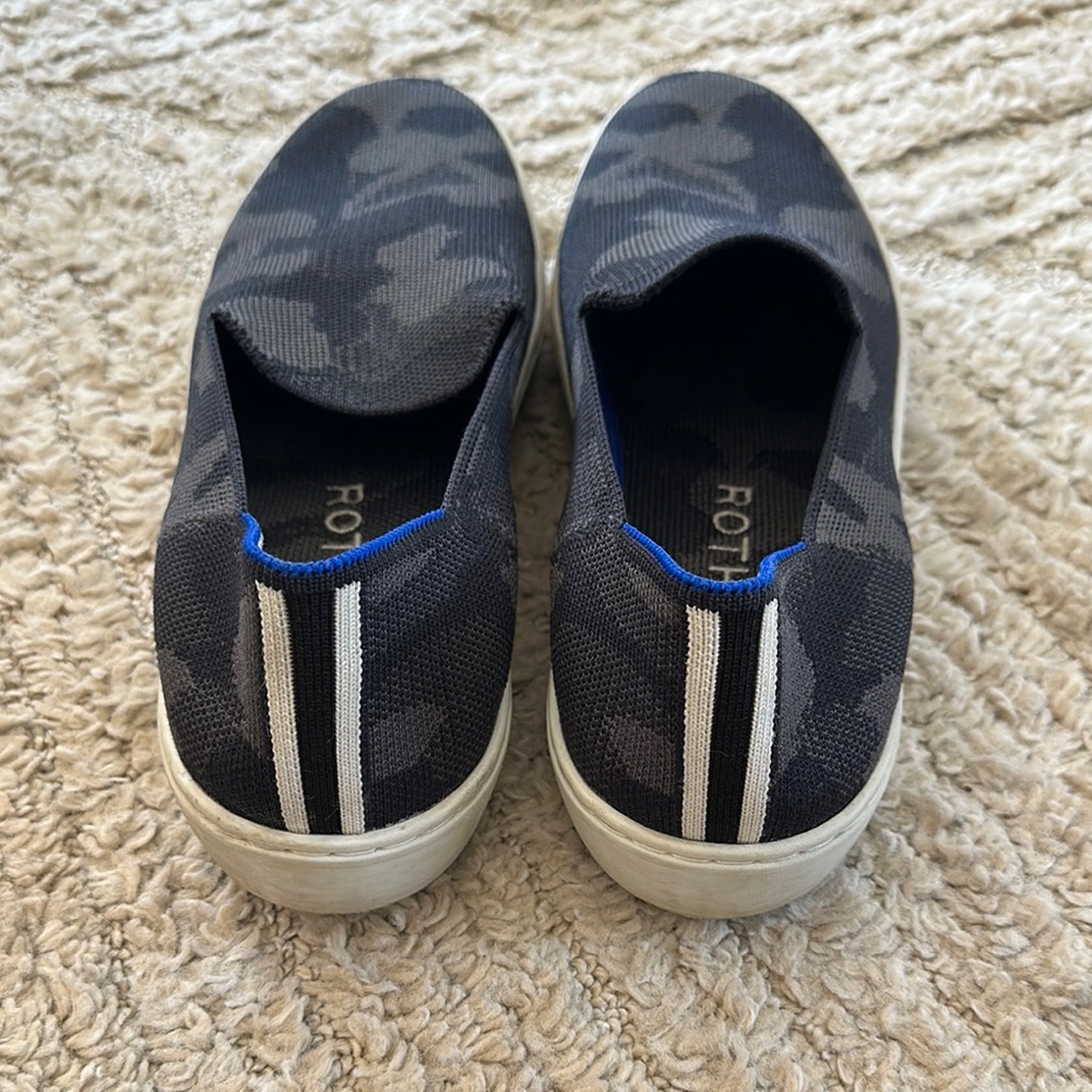 Rothy’s Women’s Slip On Sneaker- Black Camo - Picture 6 of 11
